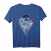 Vaporwave Berge Landschaft T-Shirt – Top of the World Japanischer Otaku Streetwear für Fans der Retro-Ästhetik und Harajuku