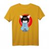 Kokeshi Puppe Kimono Japanische Tradition Glück Katze Kawaii T-Shirt – Perfektes Geschenk für Fans japanischer Kultur, Kawaii & Glücksbringer