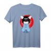 Kokeshi Puppe Kimono Japanische Tradition Glück Katze Kawaii T-Shirt – Perfektes Geschenk für Fans japanischer Kultur, Kawaii & Glücksbringer