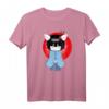 Kokeshi Puppe Kimono Japanische Tradition Glück Katze Kawaii T-Shirt – Perfektes Geschenk für Fans japanischer Kultur, Kawaii & Glücksbringer