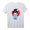 Kokeshi Puppe Kimono Japanische Tradition Glück Katze Kawaii T-Shirt – Perfektes Geschenk für Fans japanischer Kultur, Kawaii & Glücksbringer