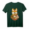 Kawaii Japanischer Anime Shiba Inu Ramen T-Shirt – Niedliches Hunde-Design im Kawaii-Stil für Anime- und Ramen-Fans