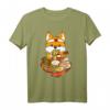 Kawaii Japanischer Anime Shiba Inu Ramen T-Shirt – Niedliches Hunde-Design im Kawaii-Stil für Anime- und Ramen-Fans
