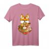 Kawaii Japanischer Anime Shiba Inu Ramen T-Shirt – Niedliches Hunde-Design im Kawaii-Stil für Anime- und Ramen-Fans