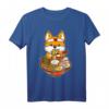 Kawaii Japanischer Anime Shiba Inu Ramen T-Shirt – Niedliches Hunde-Design im Kawaii-Stil für Anime- und Ramen-Fans