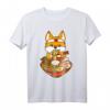 Kawaii Japanischer Anime Shiba Inu Ramen T-Shirt – Niedliches Hunde-Design im Kawaii-Stil für Anime- und Ramen-Fans