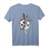 Japan Anime Kitsune Maske T-Shirt mit Oni Dämonen & Vaporwave Design – Perfektes Otaku- und Geek-Geschenk für Anime- und Manga-Fans