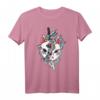 Japan Anime Kitsune Maske T-Shirt mit Oni Dämonen & Vaporwave Design – Perfektes Otaku- und Geek-Geschenk für Anime- und Manga-Fans