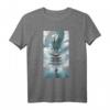 Japan Anime Maske T-Shirt mit Kitsune, Oni & Samurai Motiven – Futuristisches Japan-Design für Manga- und Anime-Fans, Kawaii Monster & Geister Masken