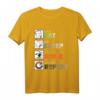 Eat Sleep Anime Repeat Manga Geschenk T-Shirt mit Japan Kanji – Lustiges Anime Geschenk für Damen, Herren, Kinder zum Geburtstag & Weihnachten