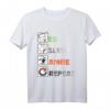 Eat Sleep Anime Repeat Manga Geschenk T-Shirt mit Japan Kanji – Lustiges Anime Geschenk für Damen, Herren, Kinder zum Geburtstag & Weihnachten
