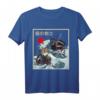 Vintage Japan Samurai Neko T-Shirt – Kawaii Katzen Samurai Design für Otaku, Anime, Manga & Vaporwave Fans