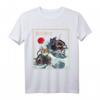 Vintage Japan Samurai Neko T-Shirt – Kawaii Katzen Samurai Design für Otaku, Anime, Manga & Vaporwave Fans