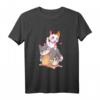 Süße Katzen im Anime Kawaii Style Japan Katze Japanisch T-Shirt – Niedliches Tiermotiv für Katzen- und Anime-Fans