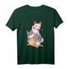 Süße Katzen im Anime Kawaii Style Japan Katze Japanisch T-Shirt – Niedliches Tiermotiv für Katzen- und Anime-Fans