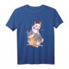 Süße Katzen im Anime Kawaii Style Japan Katze Japanisch T-Shirt – Niedliches Tiermotiv für Katzen- und Anime-Fans