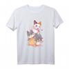 Süße Katzen im Anime Kawaii Style Japan Katze Japanisch T-Shirt – Niedliches Tiermotiv für Katzen- und Anime-Fans