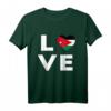 Love Jordanien Flagge T-Shirt – Exklusives Design, ideales Geschenk für Freunde mit jordanischen Wurzeln zu Geburtstag & Weihnachten