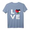 Love Jordanien Flagge T-Shirt – Exklusives Design, ideales Geschenk für Freunde mit jordanischen Wurzeln zu Geburtstag & Weihnachten