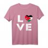Love Jordanien Flagge T-Shirt – Exklusives Design, ideales Geschenk für Freunde mit jordanischen Wurzeln zu Geburtstag & Weihnachten