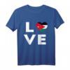 Love Jordanien Flagge T-Shirt – Exklusives Design, ideales Geschenk für Freunde mit jordanischen Wurzeln zu Geburtstag & Weihnachten