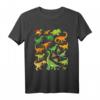 Dinosaurier T-Shirt für Jungen, Mädchen, Damen & Herren - 20 coole und gefährliche Dinos, perfektes Geschenk für Dinosaurier-Fans