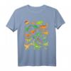 Dinosaurier T-Shirt für Jungen, Mädchen, Damen & Herren - 20 coole und gefährliche Dinos, perfektes Geschenk für Dinosaurier-Fans