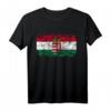 UNGARN Flagge T-Shirt für Damen, Herren und Kinder – Klassisch geschnitten, doppelt genähter Saum, ideal für Fans und Nationalstolz