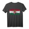 UNGARN Flagge T-Shirt für Damen, Herren und Kinder – Klassisch geschnitten, doppelt genähter Saum, ideal für Fans und Nationalstolz