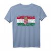 UNGARN Flagge T-Shirt für Damen, Herren und Kinder – Klassisch geschnitten, doppelt genähter Saum, ideal für Fans und Nationalstolz