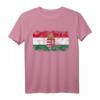 UNGARN Flagge T-Shirt für Damen, Herren und Kinder – Klassisch geschnitten, doppelt genähter Saum, ideal für Fans und Nationalstolz
