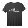 Lustiges Kayak & Kanu Paddeln Evolution T-Shirt für Kinder, Männer & Frauen – Perfekt als Geschenk zu Weihnachten, Ostern & Geburtstag für Wassersportfans
