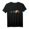Kamel Herzschlag Geschenk T-Shirt – Lustige Kamel Kleidung und Accessoires für Tierliebhaber
