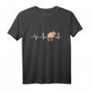 Kamel Herzschlag Geschenk T-Shirt – Lustige Kamel Kleidung und Accessoires für Tierliebhaber
