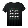 Kamele ziehen Weihnachtsmann T-Shirt - Lustiges Weihnachtsgeschenk für Familie, Camel-Liebhaber & Humorvolle Festtagskleidung