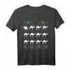 Kamele ziehen Weihnachtsmann T-Shirt - Lustiges Weihnachtsgeschenk für Familie, Camel-Liebhaber & Humorvolle Festtagskleidung