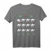 Kamele ziehen Weihnachtsmann T-Shirt - Lustiges Weihnachtsgeschenk für Familie, Camel-Liebhaber & Humorvolle Festtagskleidung