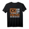 Ich kam Ich sah und vergaß Spruch - Witziges Sarkastisches T-Shirt für vergessliche Menschen, ideal als Geschenk zu Geburtstag, Weihnachten, Vatertag und Muttertag