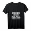 Damen T-Shirt mit lustigem Spruch 'Ich Kam , Sah Und Hatte Direkt , Keinen Bock!' - Witziges Geschenk für Männer, Frauen, Väter & Großeltern