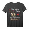 Enten Ich kam sah und war direkt verliebt - Lustiges Entenzucht Erpel T-Shirt für Entenzüchter und Bauernhof-Liebhaber