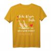 Enten Ich kam sah und war direkt verliebt - Lustiges Entenzucht Erpel T-Shirt für Entenzüchter und Bauernhof-Liebhaber