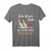 Enten Ich kam sah und war direkt verliebt - Lustiges Entenzucht Erpel T-Shirt für Entenzüchter und Bauernhof-Liebhaber
