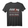 Achtung Ich Reite Pferd Shirt - Lustiges Reit-Shirt für Pferdefans, Reiter und Pferdebesitzer als Geschenk zum Geburtstag oder Weihnachten