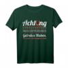 Achtung Ich Reite Pferd Shirt - Lustiges Reit-Shirt für Pferdefans, Reiter und Pferdebesitzer als Geschenk zum Geburtstag oder Weihnachten