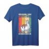 Faultier & Alpaca Ich kam sah und hatte direkt keinen Bock T-Shirt – Lustiges Retro Geschenk für Morgenmuffel, Kaffeeliebhaber & Ironie-Fans