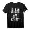 Ich Kam Sah Und Kehrte Schornsteinfeger Geschenk - Lustiges Kaminfeger T-Shirt für Beruf, Geburtstag & Weihnachten