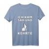 Schornsteinfeger - Lustiges Spruch T-Shirt mit 'ich kam, sah und kehrte' für Männer | Geschenkidee für Geburtstag, Schulabschluss & Weihnachten