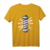 Friseur Barber Pole Set T-Shirt mit Schere, Haarschneider & Kamm – Perfekt für Barbershop & Herrenfriseure