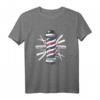 Friseur Barber Pole Set T-Shirt mit Schere, Haarschneider & Kamm – Perfekt für Barbershop & Herrenfriseure