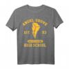 HapKoala Angel Grove High School Officially Licensed T-Shirt – Retro & Vintage Power Rangers Fan-Shirt für Fans & Sammler